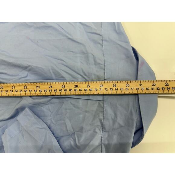 Architect Mens Shirt Size Medium 15-15 1/2 Blue Short Sleeve Button Up Collared - Picture 12 of 13